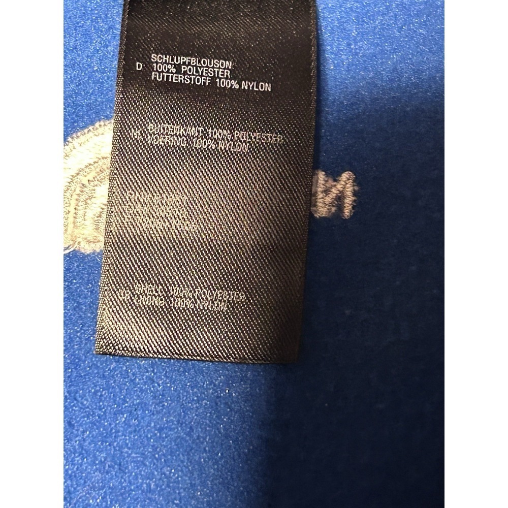Vintage The North Face Jacket Men's S Boys XL Blue Fleece 1/4 Zip Made USA 90s - Picture 6 of 10